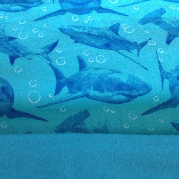 Made To Order   Sharks Weighted Blanket