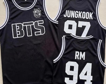 Benutzerdefinierte BTS Jungkook 97 Basketball Jersey, Kpop Konzert Armee Outfit, Jungkook Tank