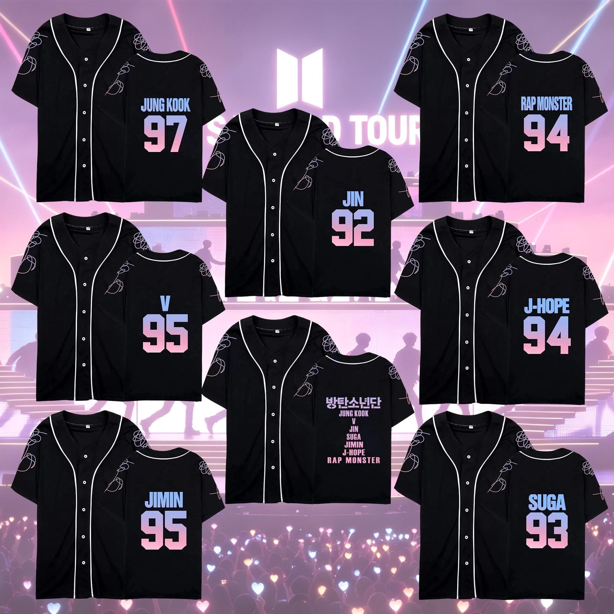 Buy Bts Baseball Jersey Online In India - Etsy India