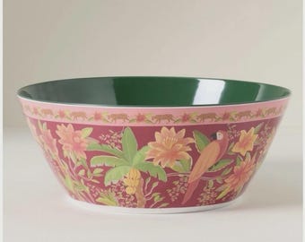 Farm Rio x Anthropologie Melamine Serving Bowl | Rainforest | 160 oz | NWT