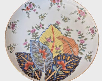 Saladeborden met tabaksbladmotief (7,5 inch) van het geslacht Nicotiana van MANN