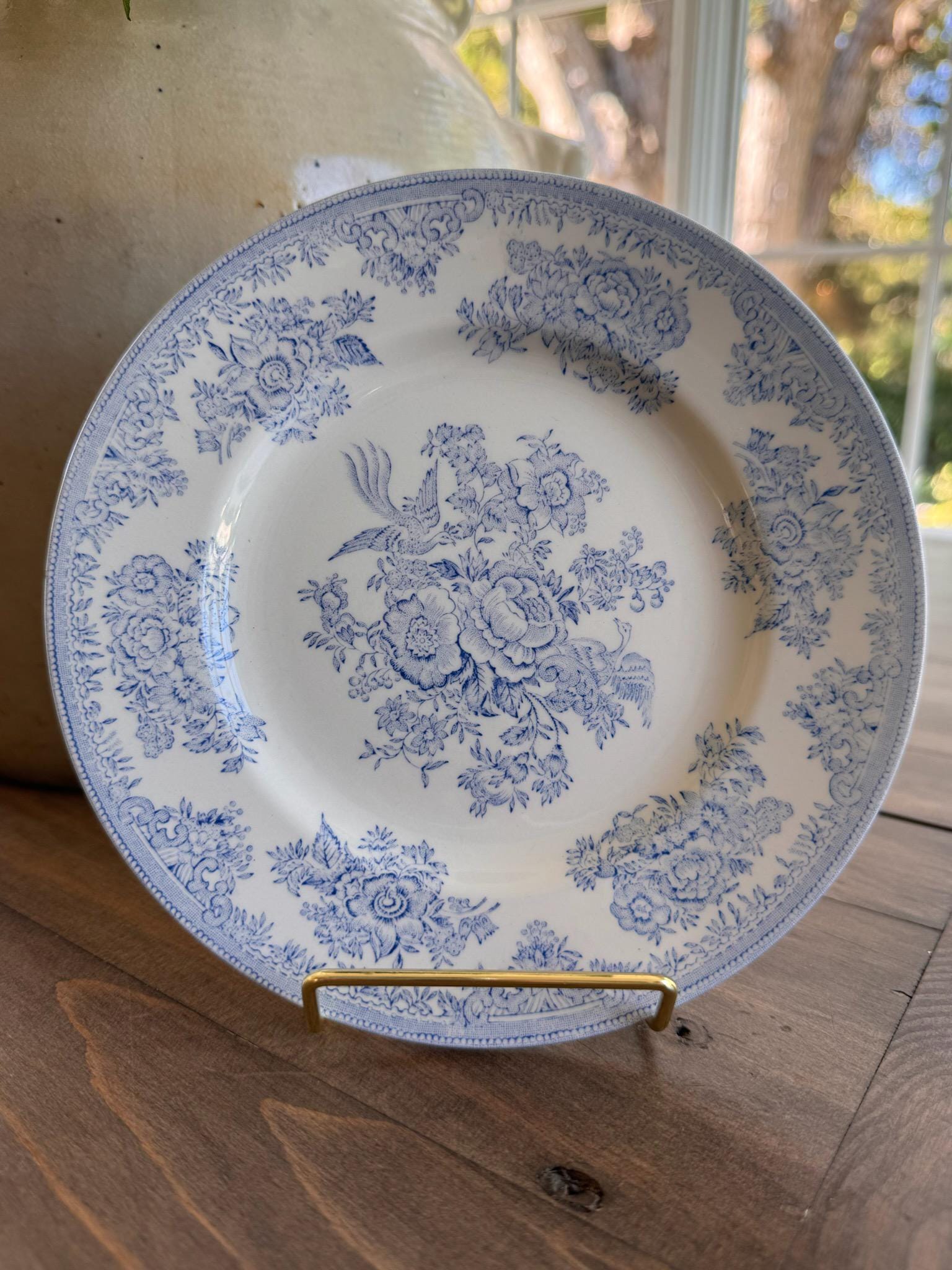 Burleigh Blue Asiatic Pheasants - Etsy
