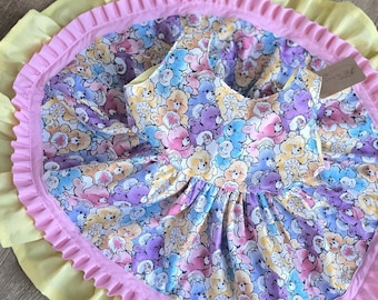 Care Bear Inspired Ruffle Dress