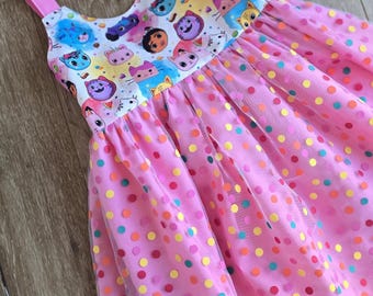 Gabbys Puppenhaus inspirierte Kleid