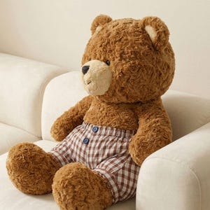 Jumbo Lazy Teddy Bear Plush Toy: Giant Hugging Pillow, Ultra-Soft Stuffed Animal
