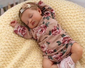 Lifelike Reborn Toddler Size Girl Newborn Soft Body Vinyl Toy Realistic Gift Nursery Decor