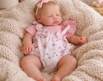 Realistic Reborn Girl Doll 19 Inch Soft Body Lifelike Newborn Gift