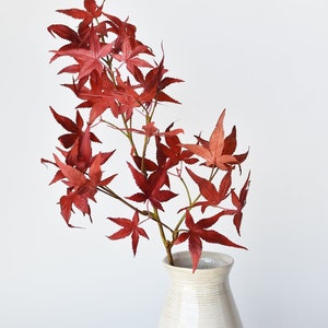 27&quot; Faux Japanese Maple Leaf Stem