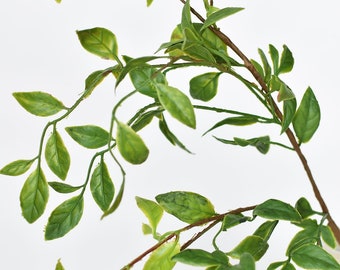 32" Faux Nandina Leaf Stem