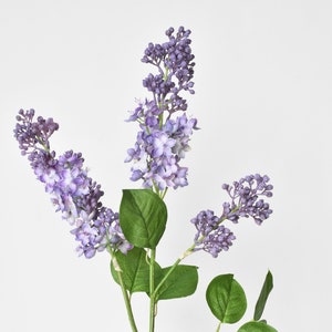 34.5" Faux Purple Lilac Stem