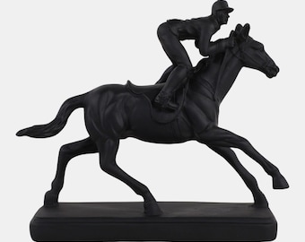 Horse w/Jockey Figure