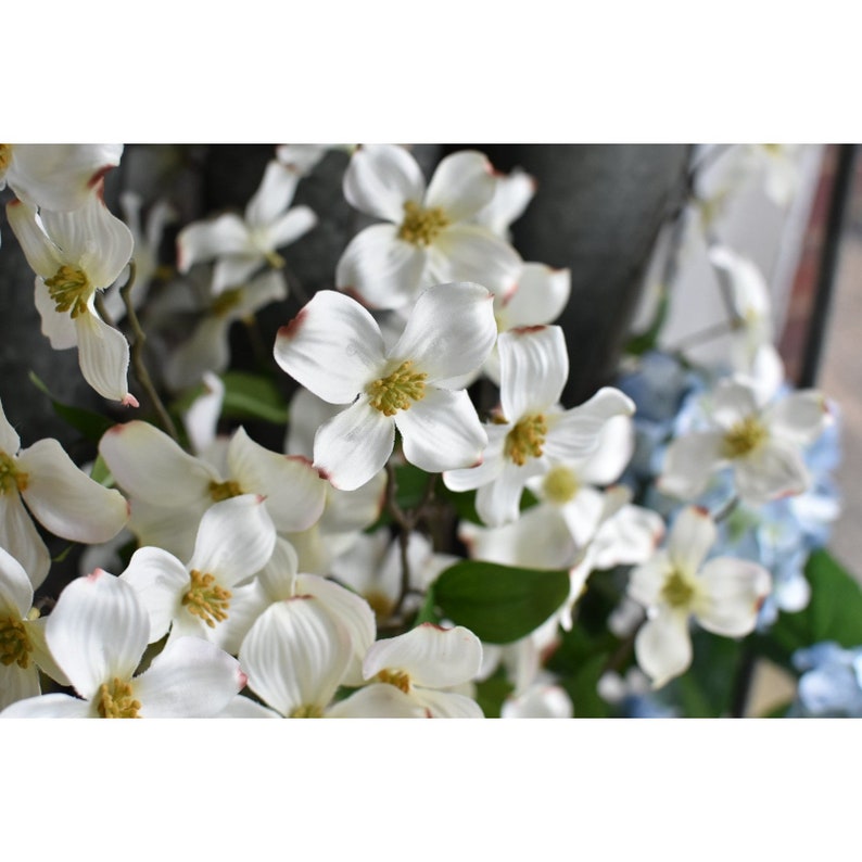 Faux Dogwood Branch White