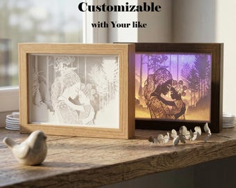 Luminous Photo Frame | Practical Mother's Day Gift | Sentimental Gift | Cozy Night Light