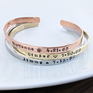 Inspirational Cuff Bracelet, Secret Message Bracelets, Inspirational Jewelry, Quote Jewelry, Friend Gift, Personalized Cuff, Womens Gift