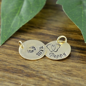 Add On, Ala Carte, Engraved Disc, Hand Stamped Name Disc, Personalized Charms, Monogrammed Disc, Add on Disc ,Charm