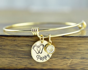 Name Bracelet Gold - Hand Stamped Bracelet - Hand Stamped Jewelry - Mother Bracelet - New Mom Gift - New Mommy Gifts - New Mom Jewelry