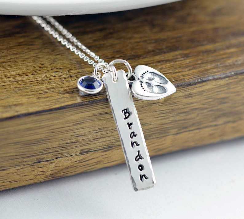 etsy baby name necklace