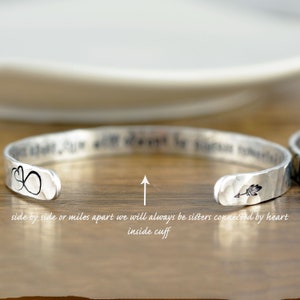 Sister Gift, Sister Bracelet, Sister Jewelry, Cuff Bracelets for Women, Friendship Bracelet, Sister Gift Ideas, Secret Message Jewelry