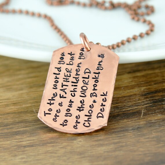 Fathers Day Gift ,to the World You Are A Father, Fathers Day Dad