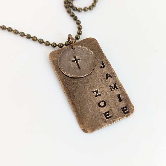 Personalized father's cheap day necklace