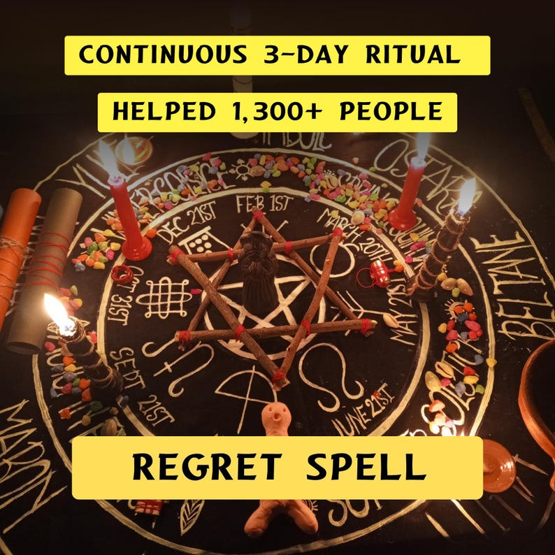 Continuous 3-day Regret Spell - Reconciliation & Mend Connections, Restore Communication imagen 1