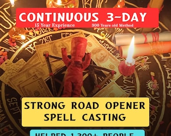 Continuous 3-day Strong Road Opener Spell casting | Manifest Opportunity & Clear Blockages - Pure Candel