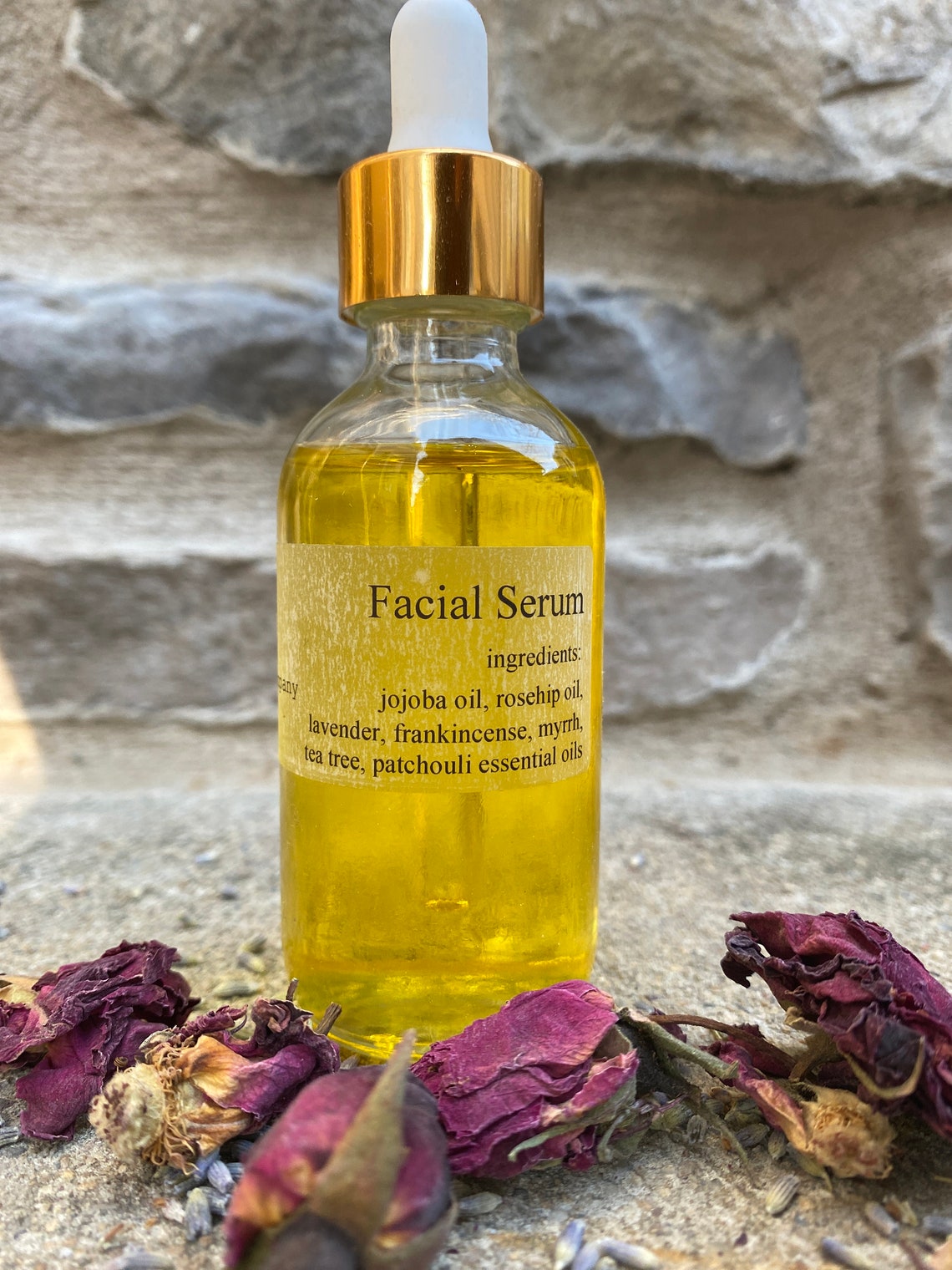 Rosehip Facial Serum 2oz Face Serum Facial Moisturizer 100 Etsy