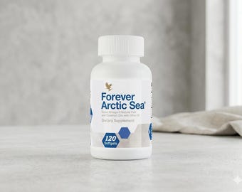 Für immer Arctic Sea Omega-3-Fischöl-Ergänzung | 120 Softgels für die Gesundheit von Herz und Gehirn