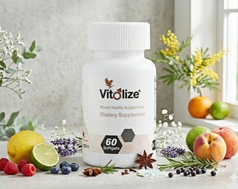 Vutilize Men Vitality Ergänzung | 60 Softgels | Natürliche Zutaten | Energie und Gesundheit Unterstützung