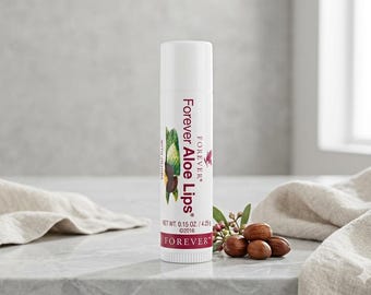 Aloe Vera Lip Moisturizer mit Jojoba-Extrakt | Natürliche feuchtigkeitsspendende Lippenpflege | Für immer lebendes Produkt