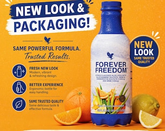 Forever Freiheit 1 Liter PET, schalentierfreie Gelenkstütze, Aloe Vera mit Glucosamin & MSM
