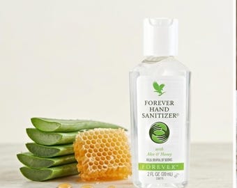 Forever Hand Sanitizer 2 fl oz, feuchtigkeitsspendende Aloe und Honig, 99,99 Prozent Keimtöter