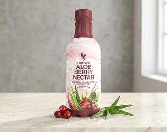 Forever Aloe Beeren-Nektar Cranberry Apfel Geschmacks-Aloe Vera Gel-Getränk | Natürliches Wellness-Getränk