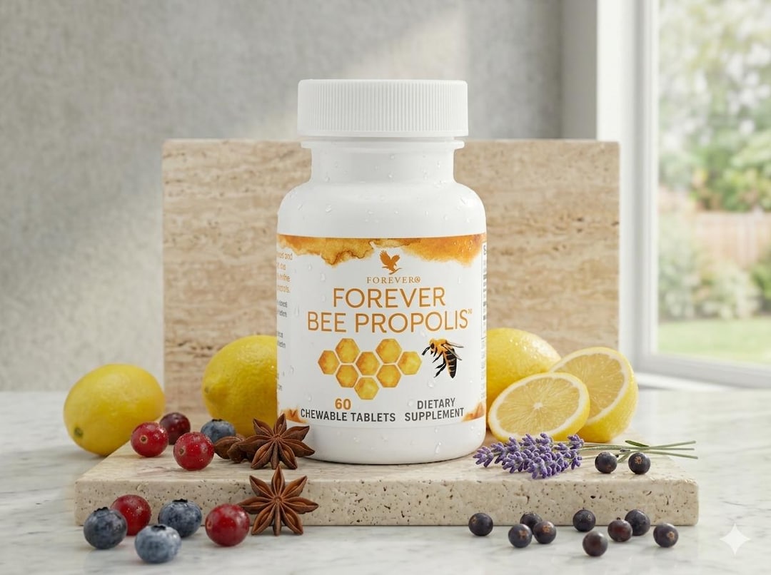 Forever Natural Bee Propolis Supplement Chewable Tablets Immune Support ...