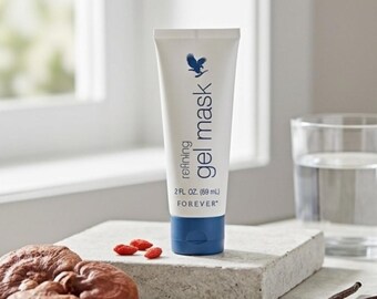 Sonya Refining Gel Mask 2 fl oz, Overnight Facial Treatment, Aloe & Botanical Glow