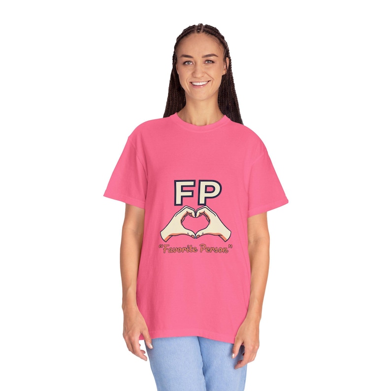 FP ハート ハンズ フェイバリット パーソン Tシャツ | ハンド ハート グラフィック Tシャツ 画像 6