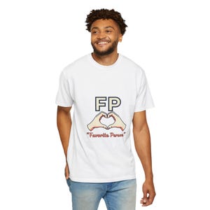 FP ハート ハンズ フェイバリット パーソン Tシャツ | ハンド ハート グラフィック Tシャツ 画像 18
