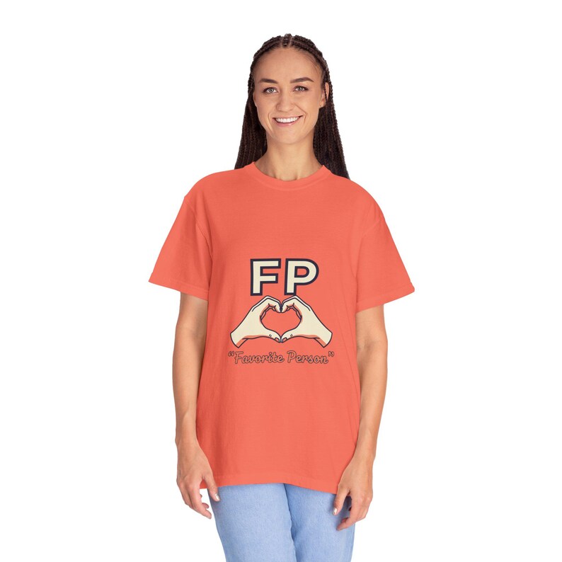 FP ハート ハンズ フェイバリット パーソン Tシャツ | ハンド ハート グラフィック Tシャツ 画像 13