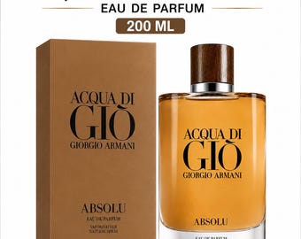 Acqua Di Gio Absolu EDP 200ml by Giorgio Armani Men's Perfume Sealed Box