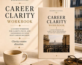 Werkboek voor carrièrehelderheid | Werkboek voor carrièreverandering | Carrièretransitie op middelbare leeftijd | Herstel na burn-out | Loopbaanplanning PDF | Direct downloaden