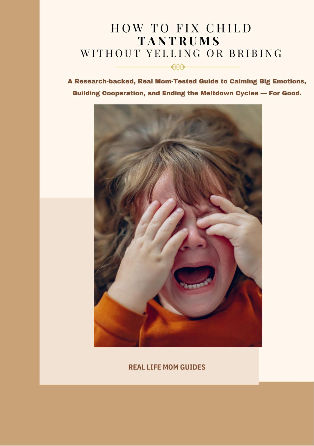 How to Stop Child Tantrums Without Yelling | Toddler Behavior Guide PDF ...