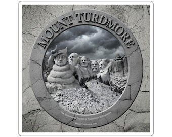 Mount Turdmore Stone Circle. Square Stickers