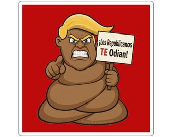 Los Republicanos TE Odian! Square Stickers