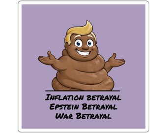 3x Betrayal... Square Stickers
