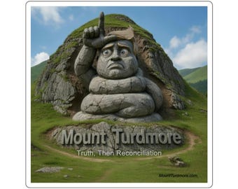 Mount Turdmore. Square Sticker