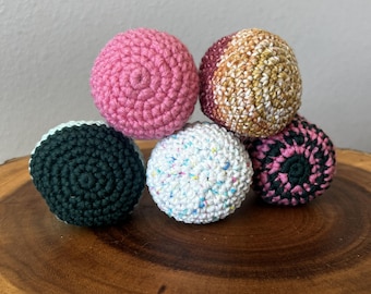Custom Crocheted Hacky Sack Footbag