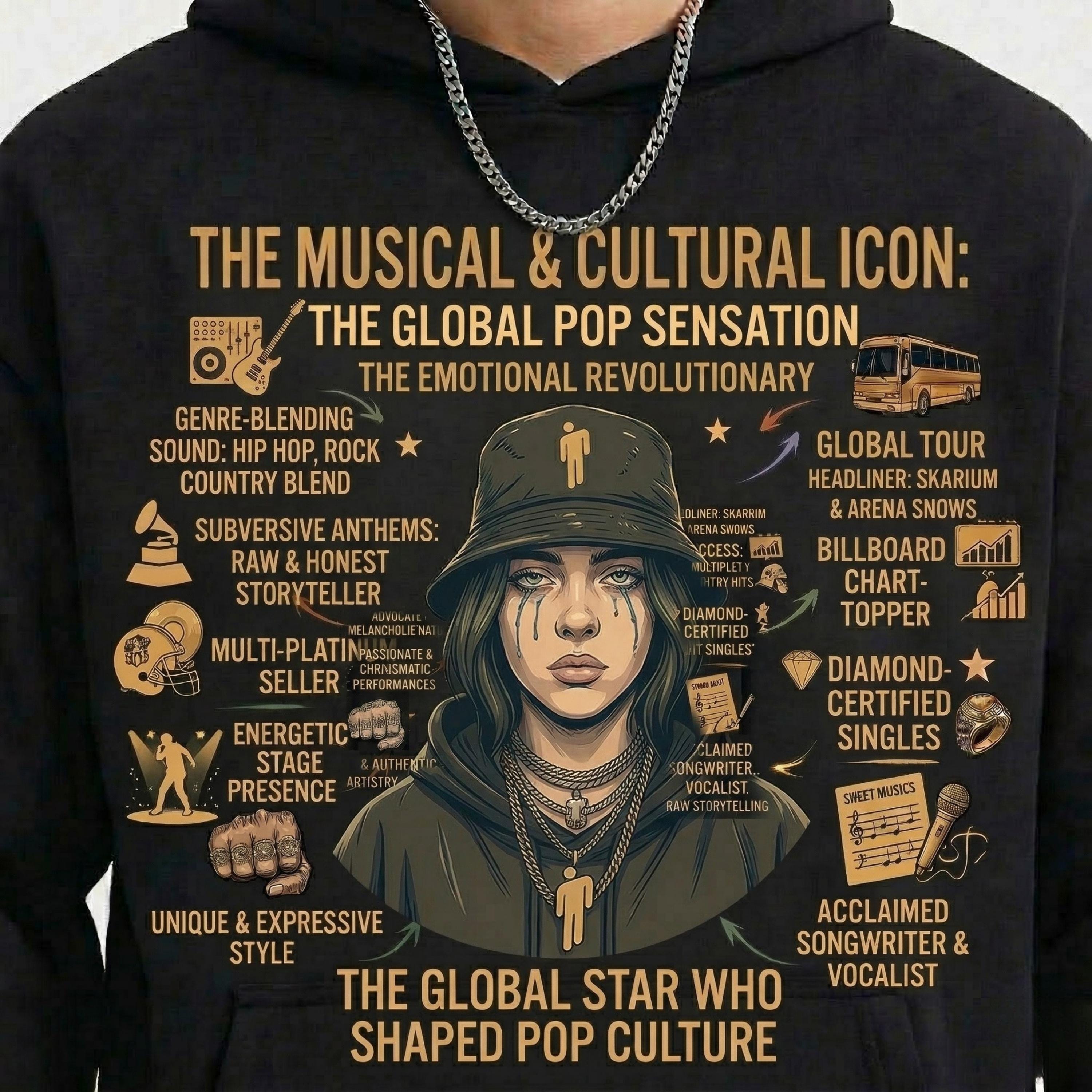 Billie Eilish Shirt Vintage - Etsy