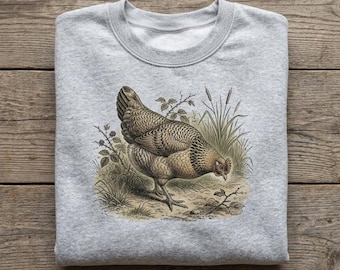 Vintage Shirt Flying Birds Tee Sweatshirt Hoodie Unisex Cottagecore Magnolia Botanical Graphic Crewneck Retro Woodland Nature Bird Lover