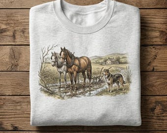 Vintage Shirt Bear Catching Fish Tee Sweatshirt Hoodie Unisex Cottagecore Grizzly Wildlife Graphic Crewneck Retro Woodland Nature Lover Gift