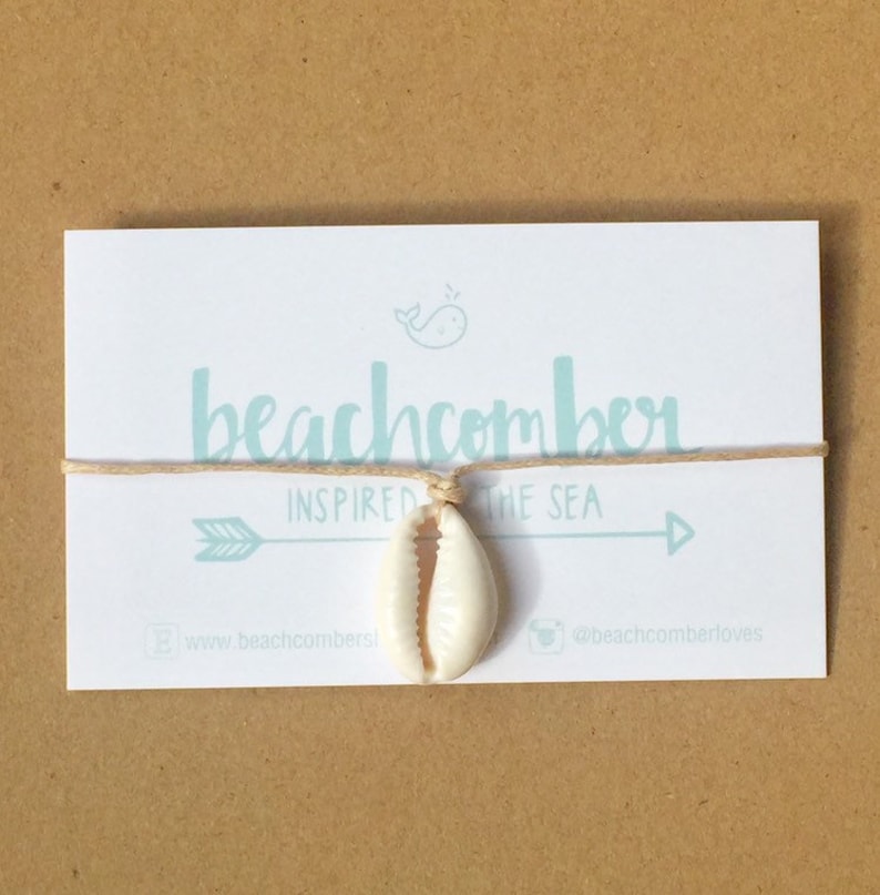 cowrie shell anklet beachcomber beach jewellery